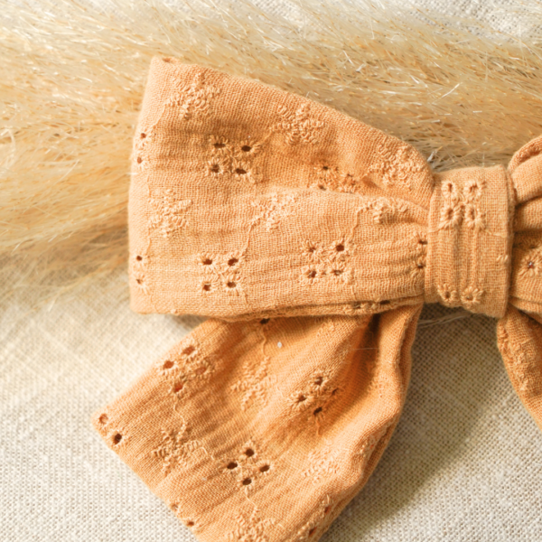 Barrette nœud Pia Camel – Image 2