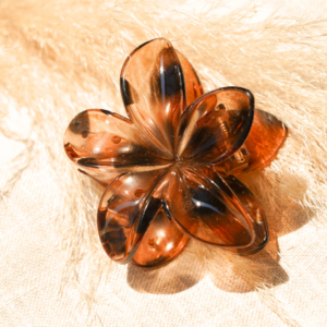 Barrette Tiaré Marron