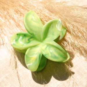 Barrette Tiaré Verte