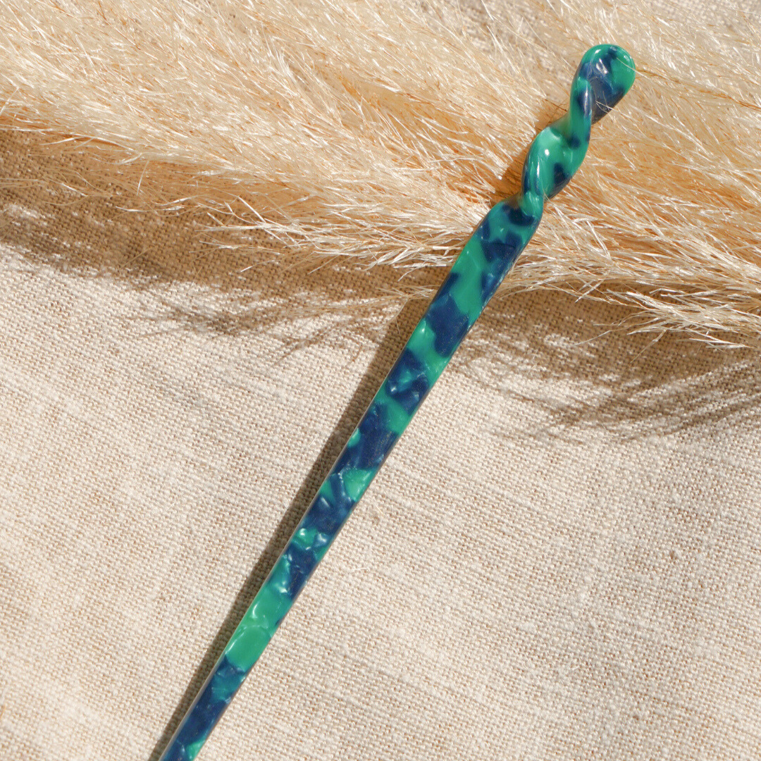 Pic à chignon Leo Vert