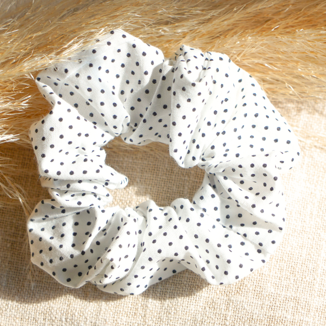 Chouchou Polka Blanc