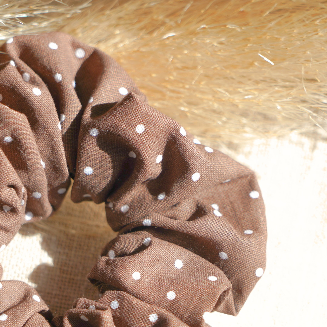 Chouchou Polka Marron – Image 2